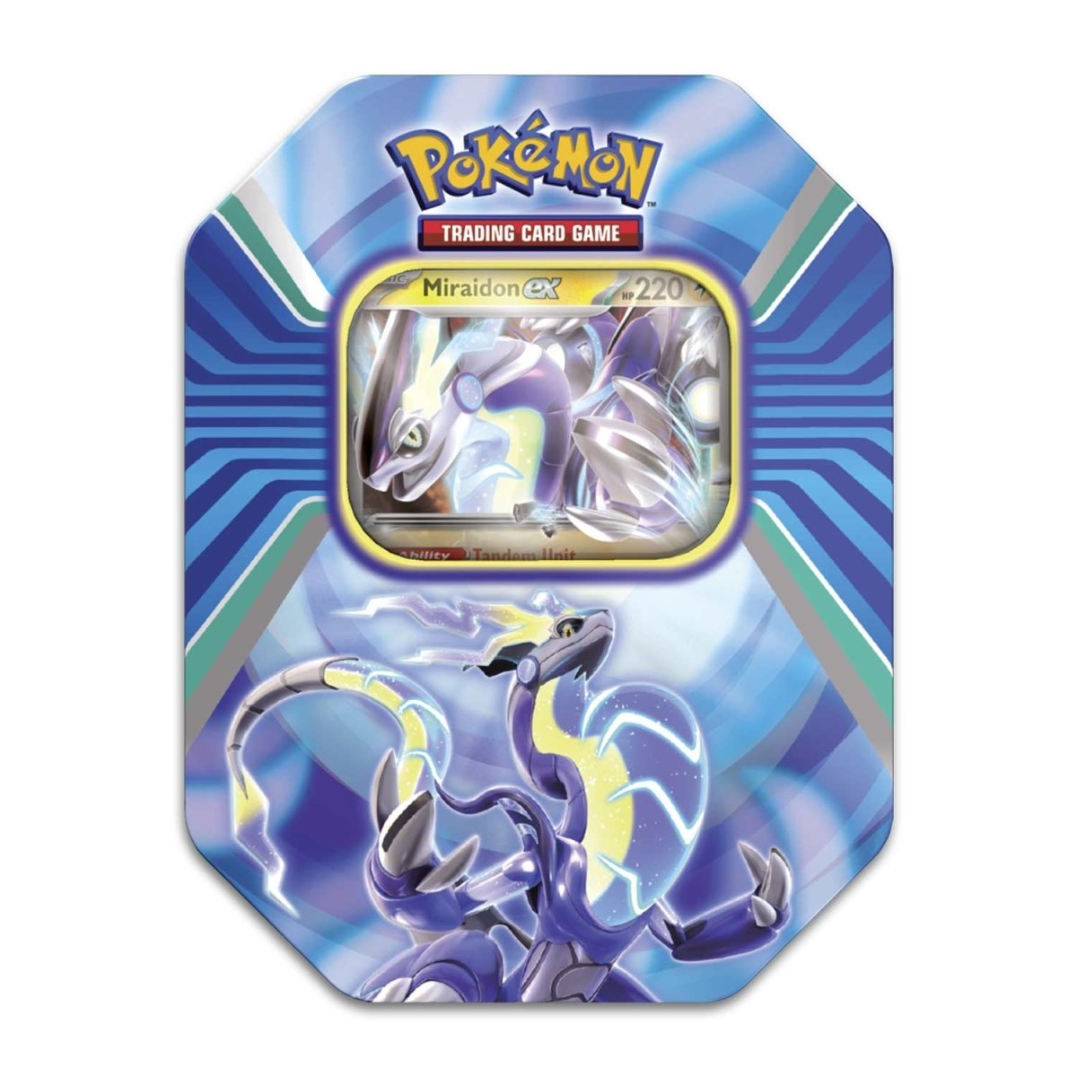 Pokémon TCG: Paldea Legends Tin (Koraidon/Miraidon) main image 0