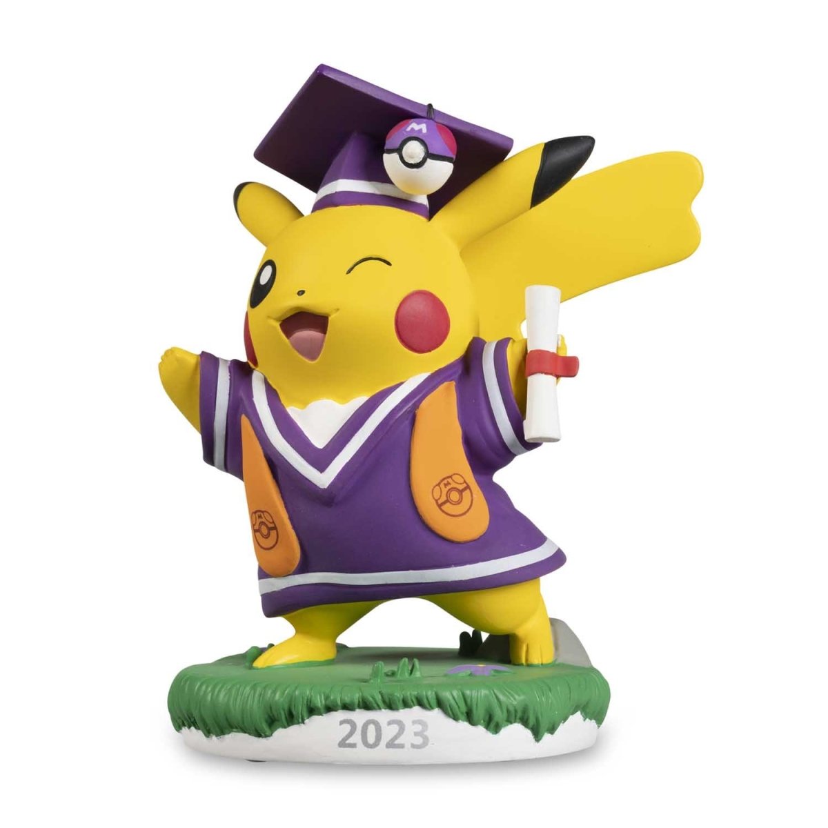 Pokemon Decoration Putitto Pikachu Figure Ochatomo Series ~ #B Head Stand  @17762