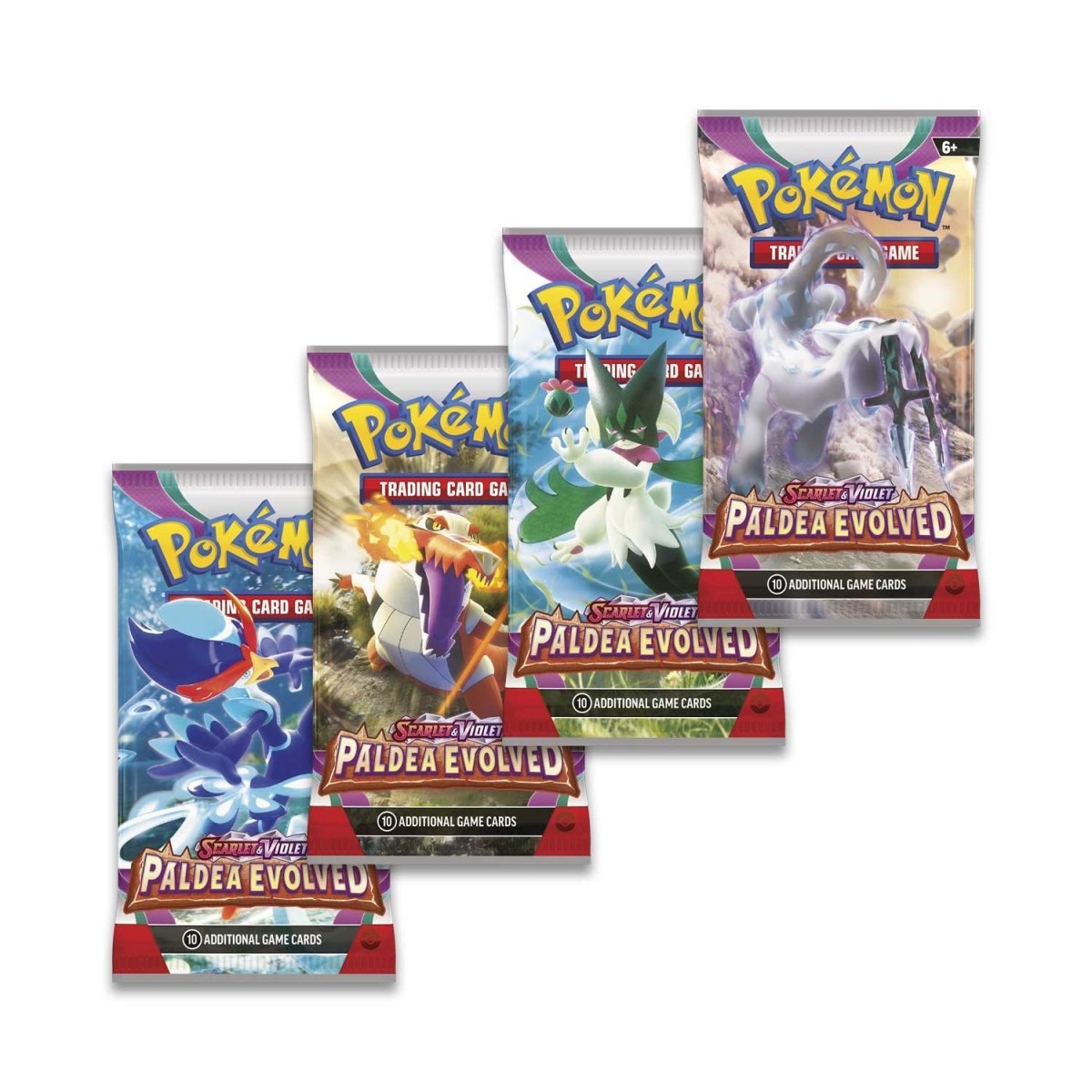  Pokemon TCG: Paldea Evolved Build & Battle Box (Prerelease Kit)  - 4 Packs, Promos : Toys & Games