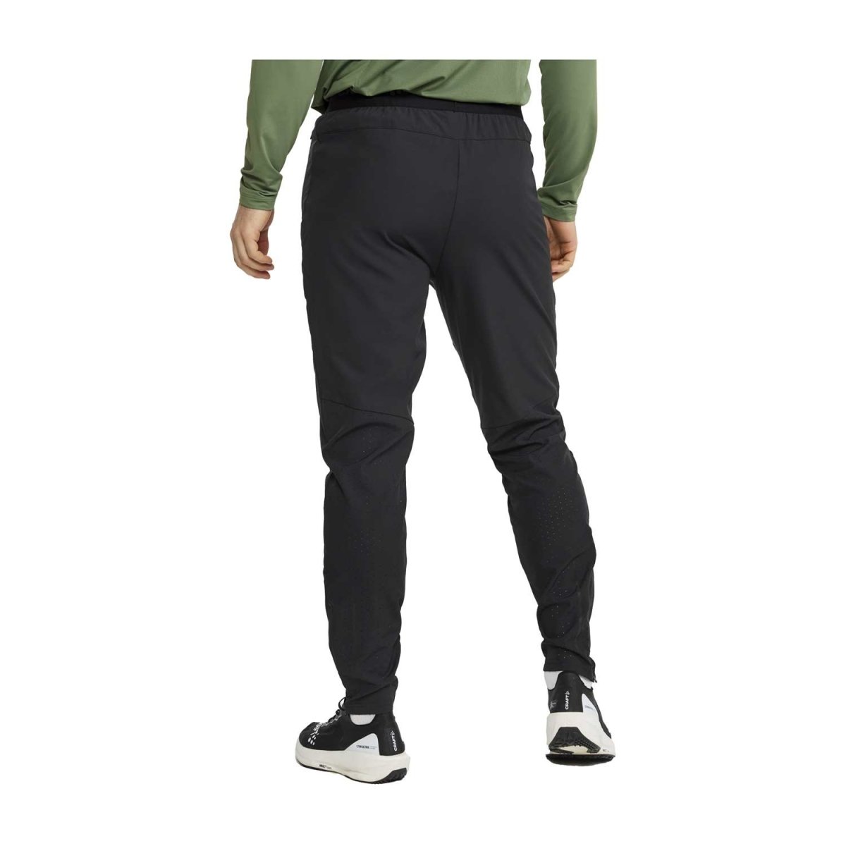 [ROUGHNECK] STRUCTURED PANTS /追跡付 Pokémon Center × Craft: Pikachu Essence Black Perforated