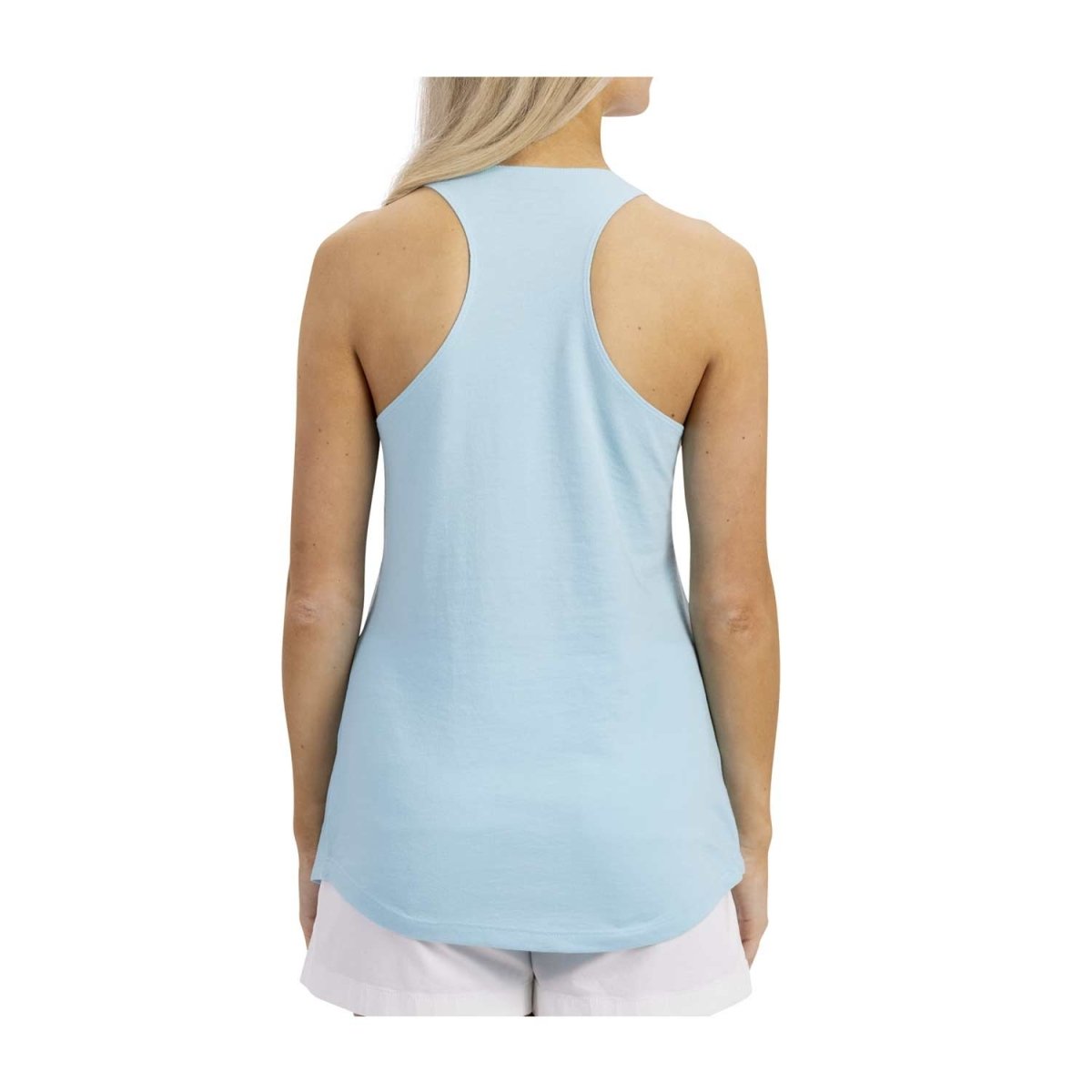 Pikachu Pokémon Summer Days Light Blue French Terry Racerback Tank Top -  Women