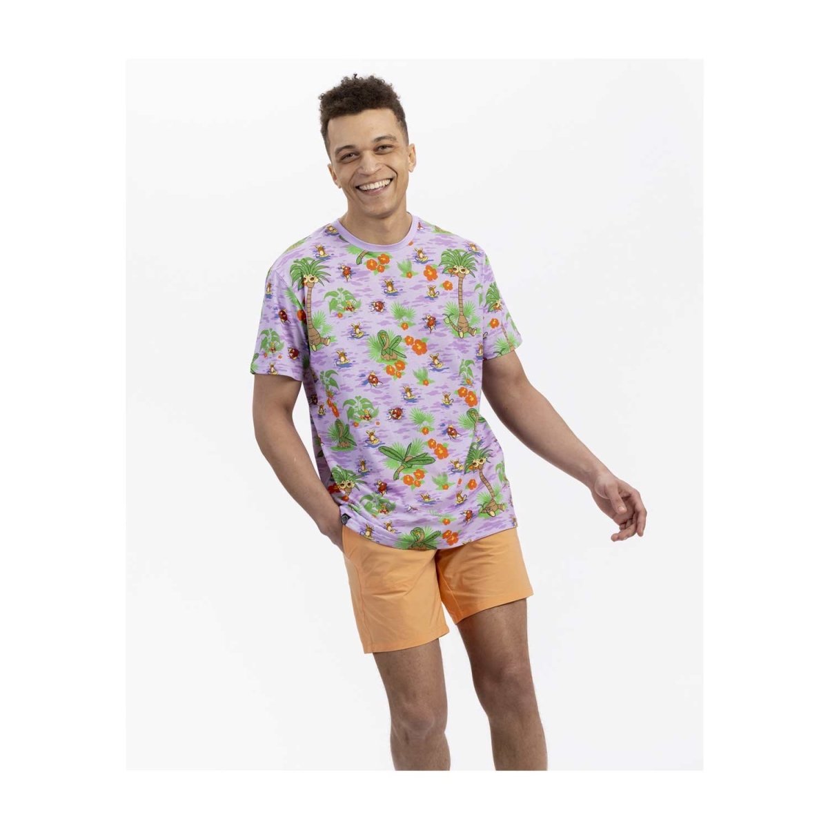 Pokémon Tropical Summer Surf Blossoms Relaxed Fit Crew Neck