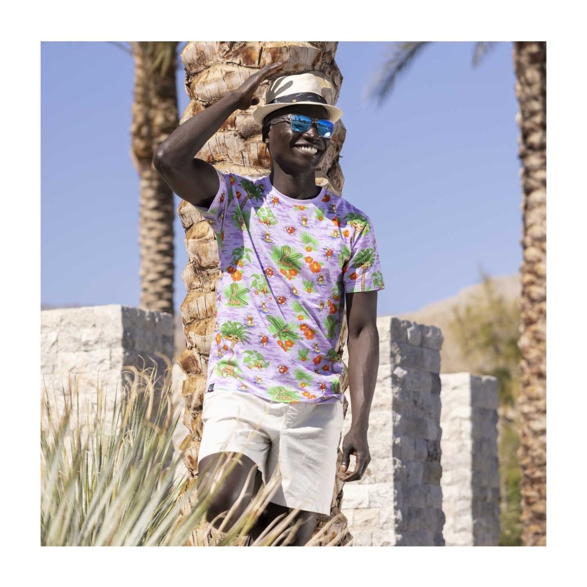 Pokémon Tropical Summer Surf Blossoms Relaxed Fit Crew Neck