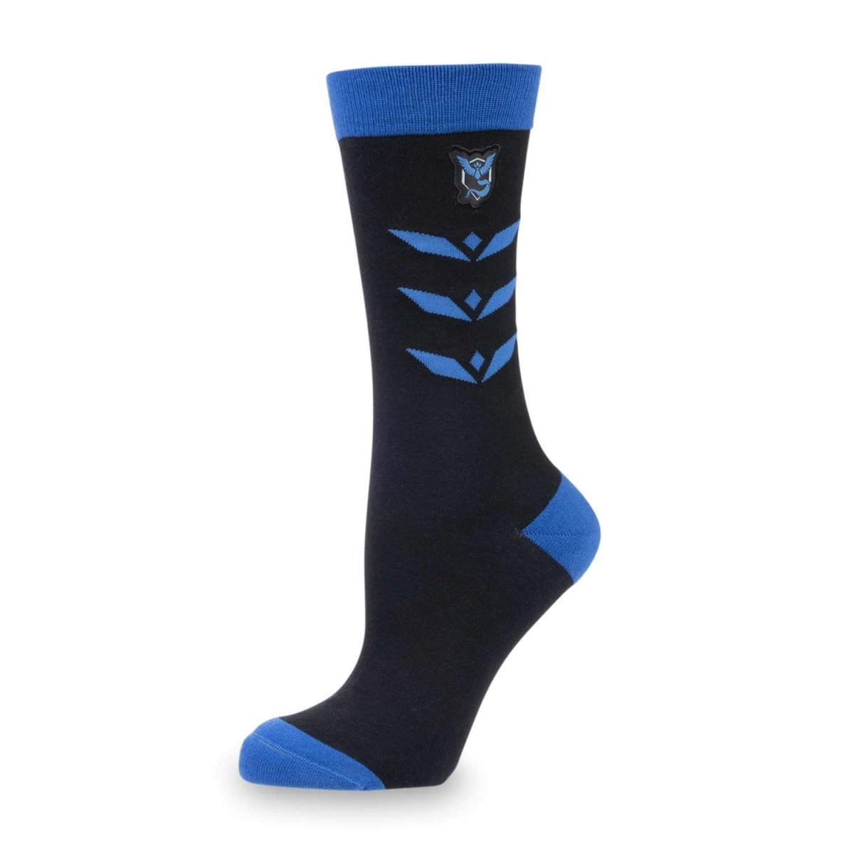 Pokémon GO Teams Team Mystic Black & Blue Crew Socks (One SizeAdult