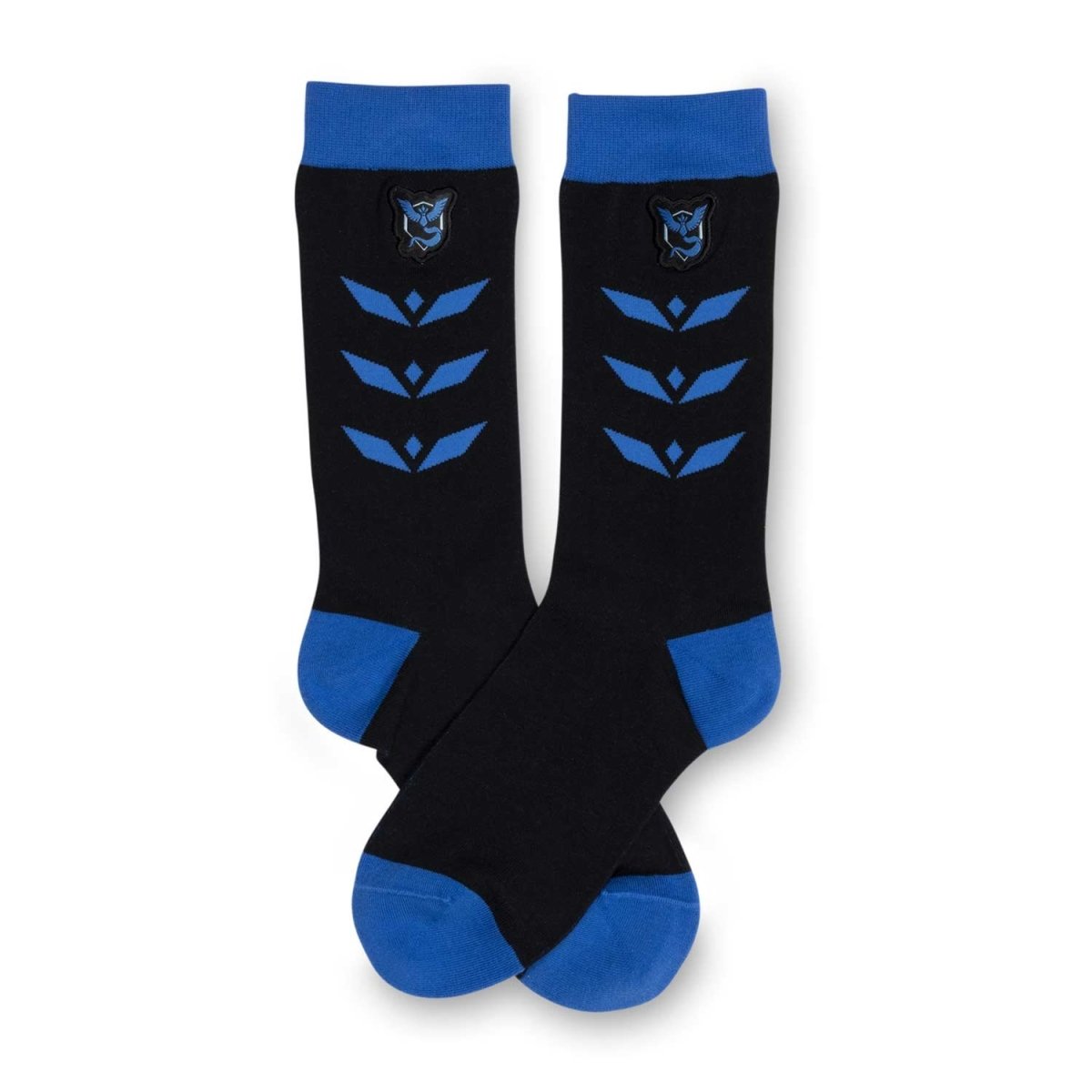 Pokémon GO Teams Team Mystic Black & Blue Crew Socks (One SizeAdult