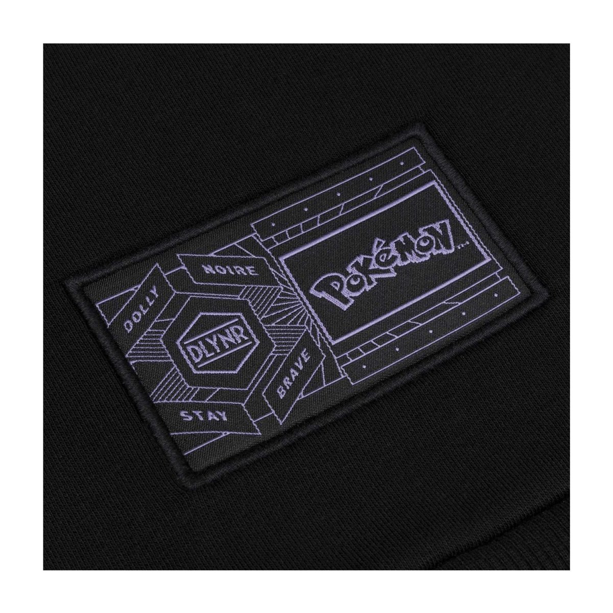 Pokémon × Dolly Noire: Mewtwo Black Crew Neck Sweatshirt - Adult