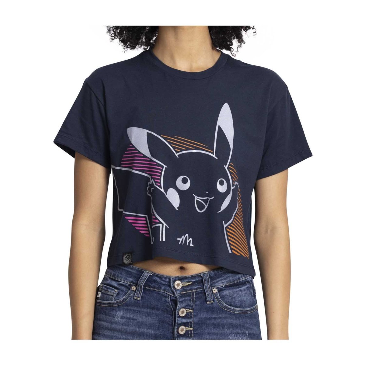 Pikachu Neon Pokémon Active Navy, Pink & Orange Oversize