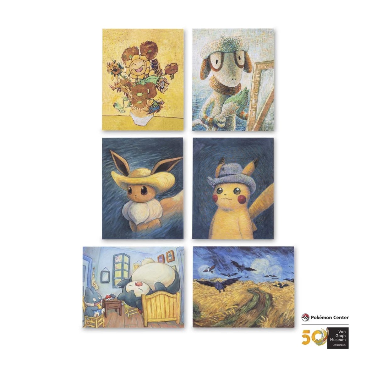 Pokemon x Van Gogh Museum Pikachu Art Inspired By Van Gogh Home Decor  Poster Canvas - Mugteeco