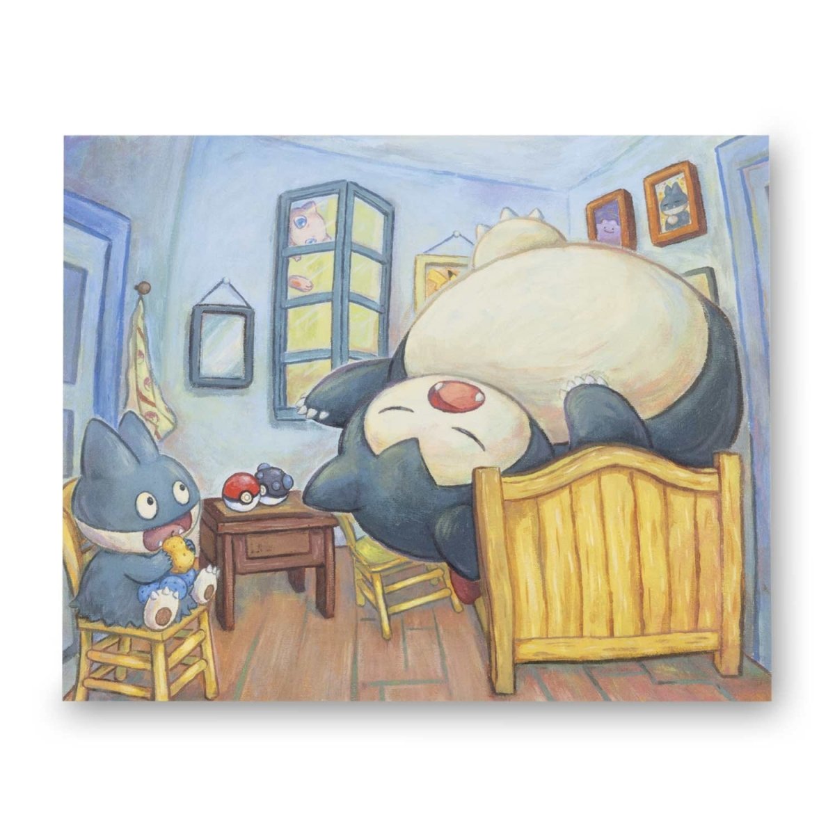 ゴッホ　ピカチュウ　ジクレー　 40×60 Van Gogh Museum Pokemon Van Gogh Official Pikachu Portrait Giclee Print 40 x