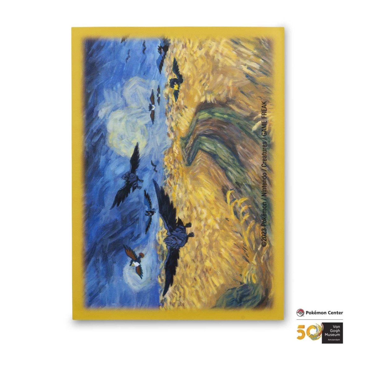 Pokmon Center  Van Gogh Museum: Corviknight Inspired by Wheatfield with  Crows Card Sleeves (65 Sleeves)