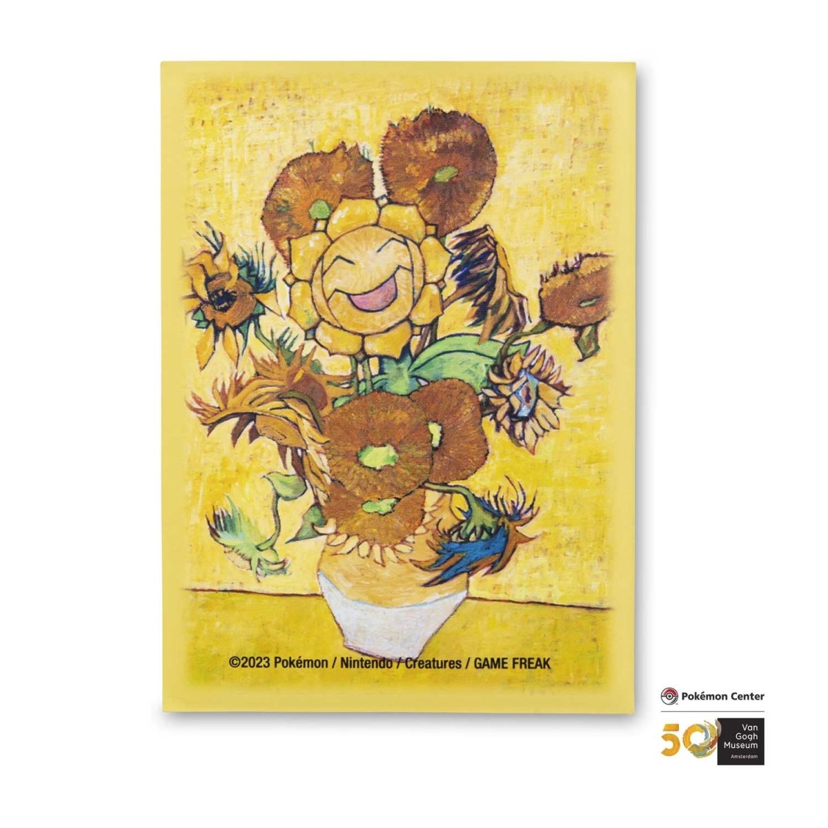 Pokmon Center Van Gogh Museum: Sunflora Inspired by Sunflowers Card Sleeves (65 Sleeves) Pokmon Center Van Gogh Museum: Sunflora Inspired by Sunflowers Card Sleeves (65 Sleeves)