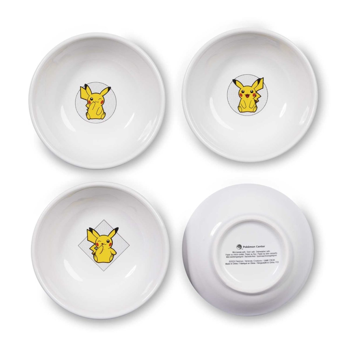 Pikachu Everyday Fun Kitchen Dip Cups (4-Pack) | Pokémon Center