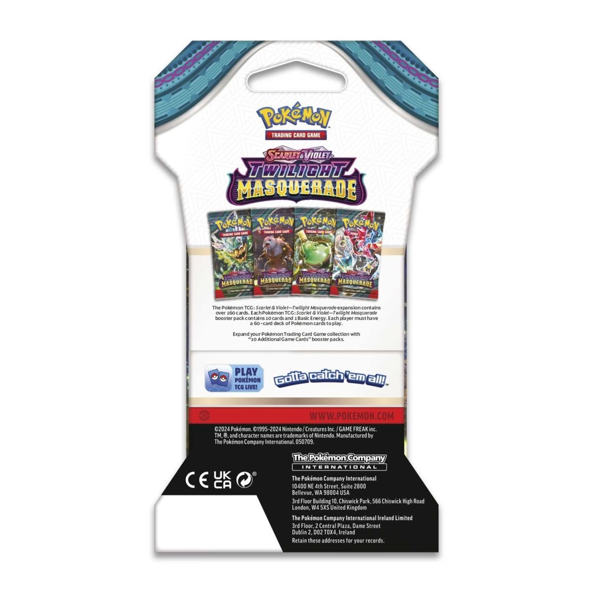 Pokémon TCG: Scarlet & Violet-Twilight Masquerade Sleeved Pokémon TCG: Scarlet & Violet-Twilight Masquerade Sleeved