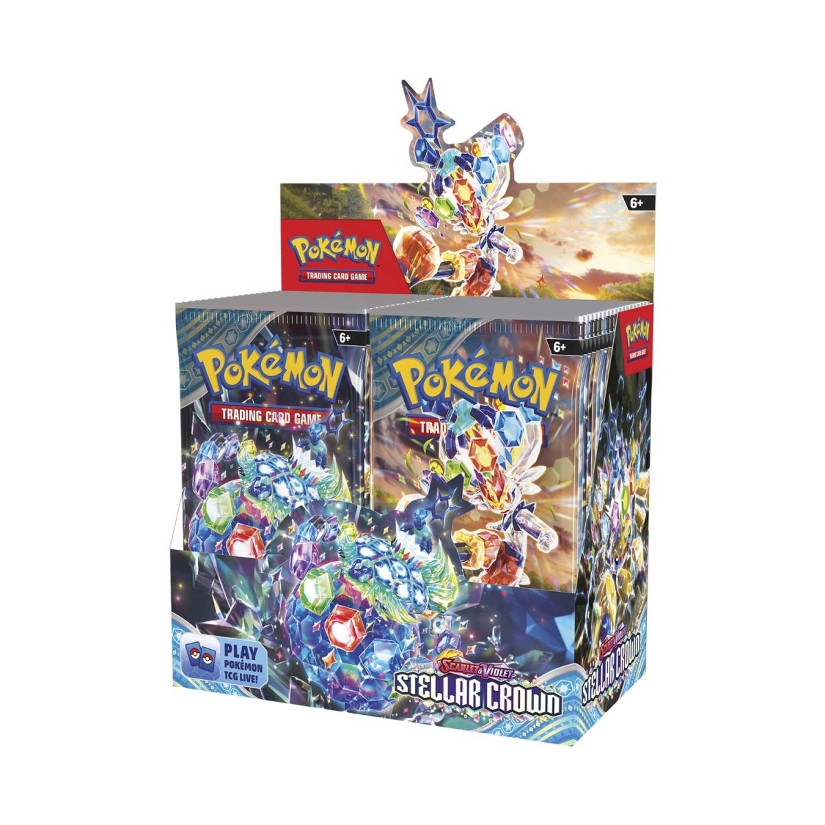 Pokémon TCG Scarlet & VioletStellar Crown Booster Display Box (36 Packs) Pokémon Center New