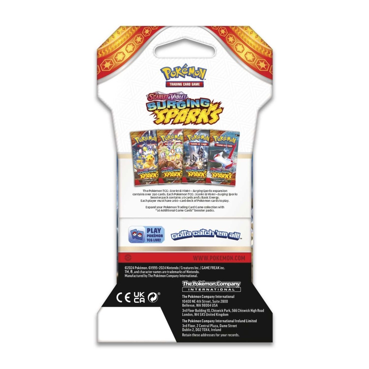 英語版ポケモンカード Surging Sparksブースターパックバンドル x2 Amazon.com: Pokemon TCG: Scarlet & Violet - Surging Sparks