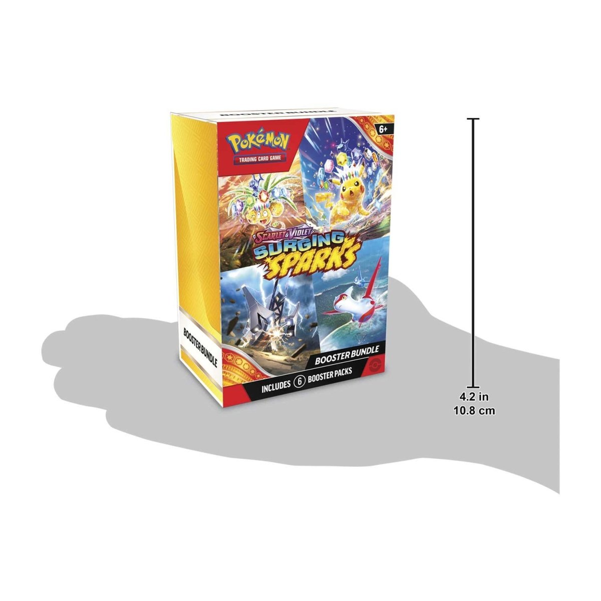 Pokémon TCG Scarlet & VioletSurging Sparks Booster Bundle (6 Packs) Pokémon Center Australia