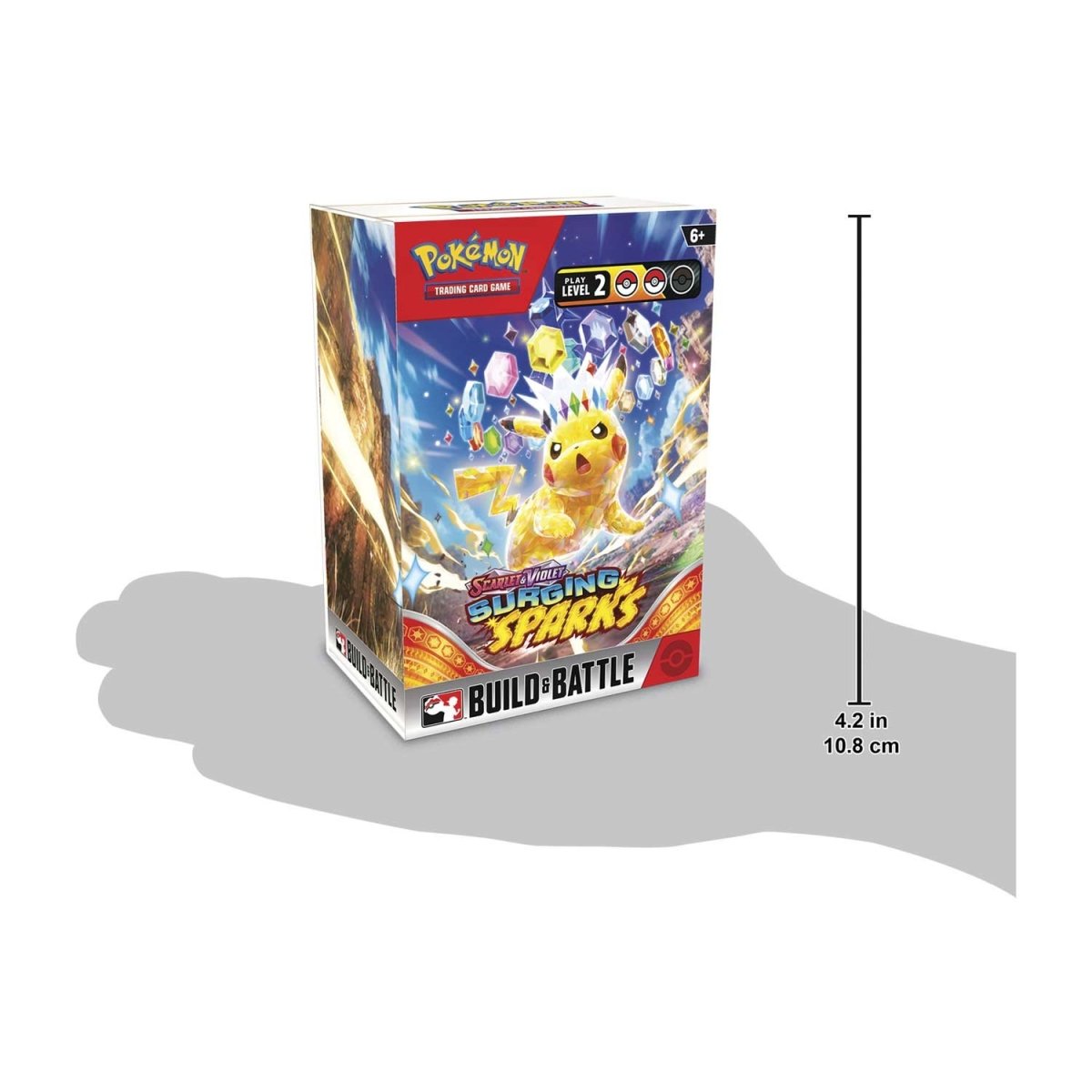 Surging Sparks Build And Battle Box Display - SV08: Surging Sparks Surging Sparks Build And Battle Box Display