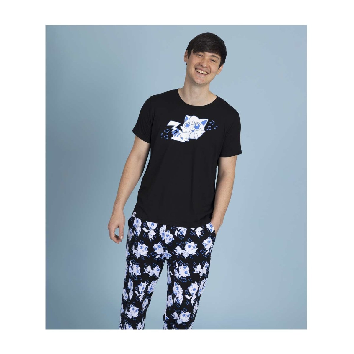 Pokémon Charming Expressions Black Lounge Pants - Adult