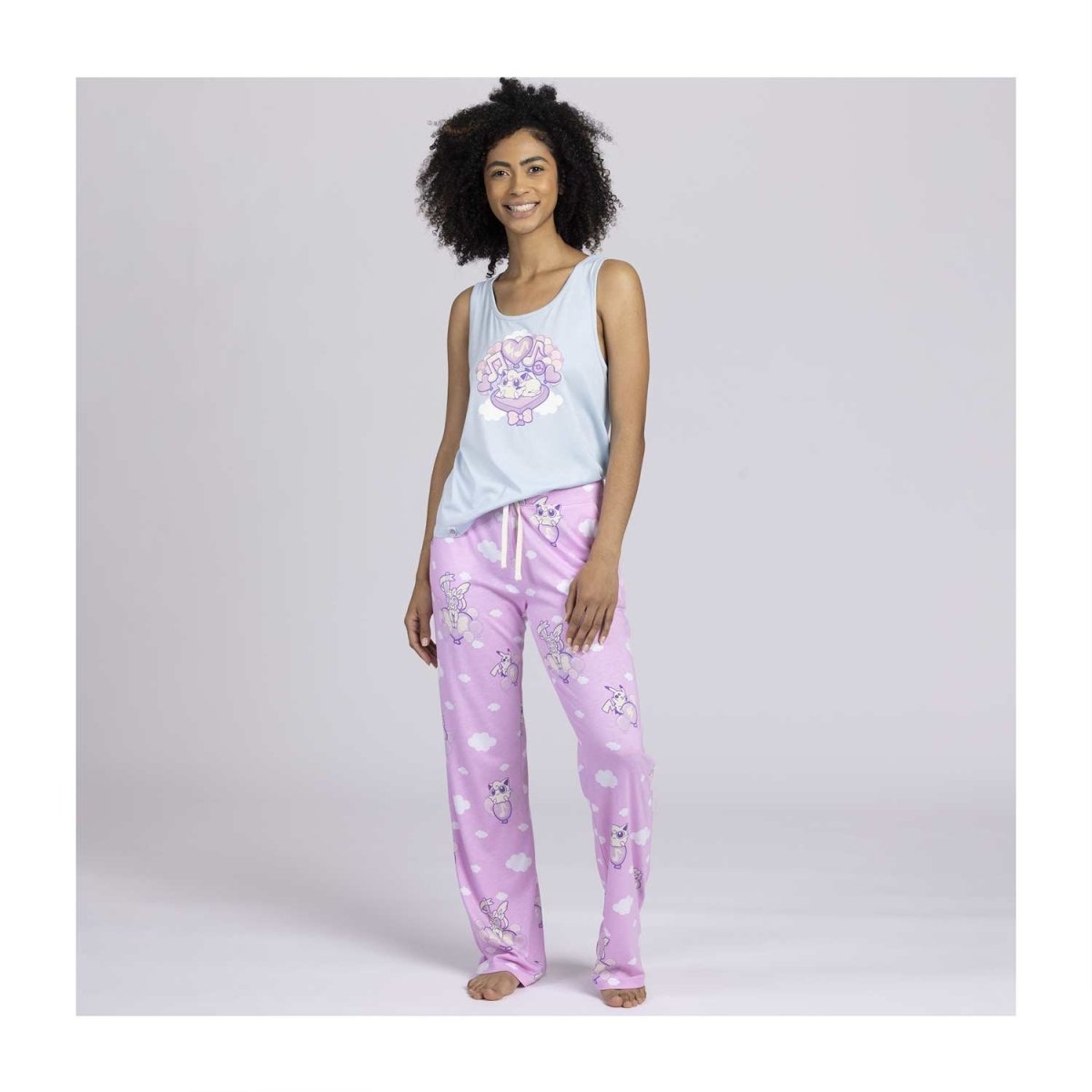 Pokémon Charming Expressions Pink Lounge Pants - Women