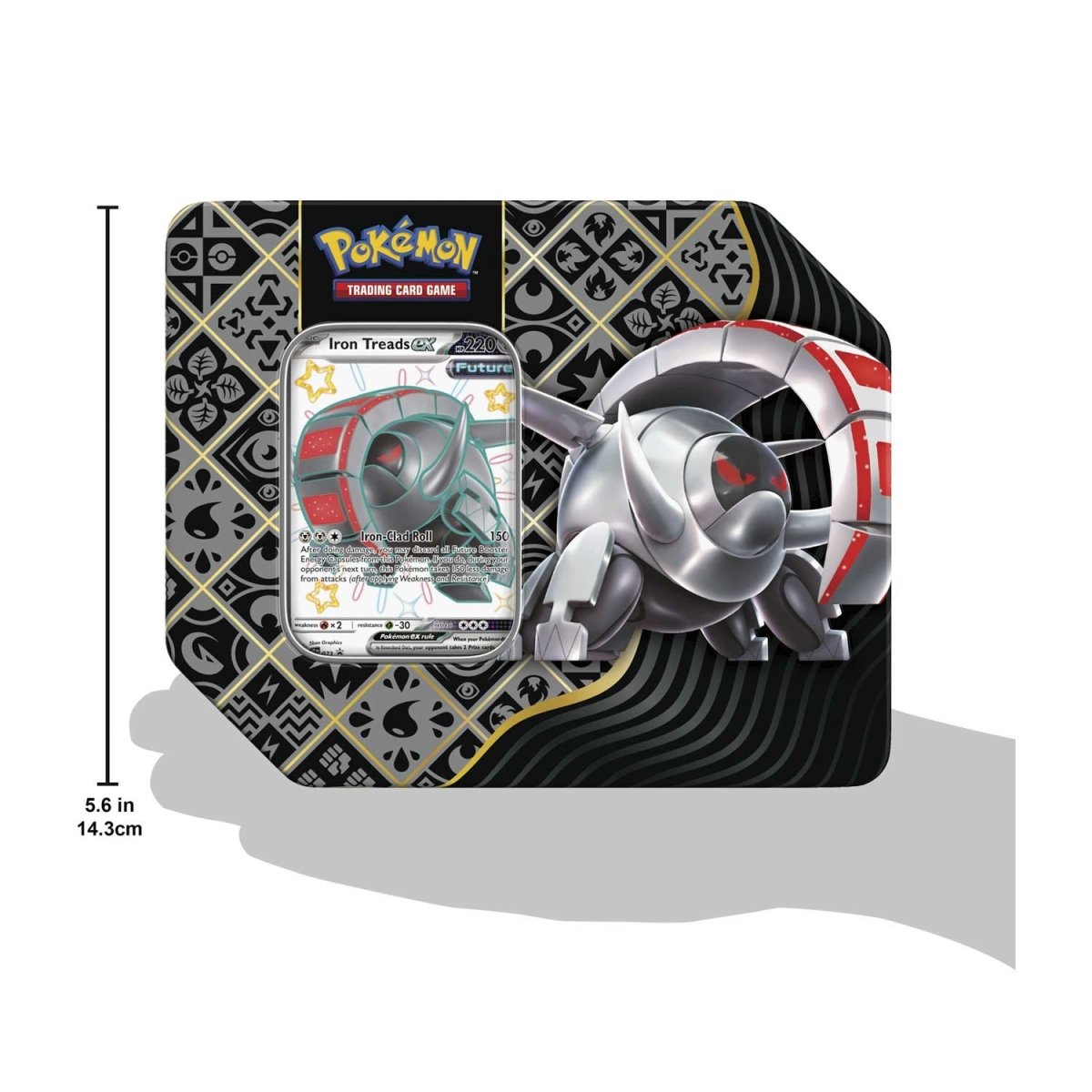 iron treads ex pokemon card value Iron Treads ex RR 132/190 sv4a Shiny Treasure ex Korean Pokemon Card