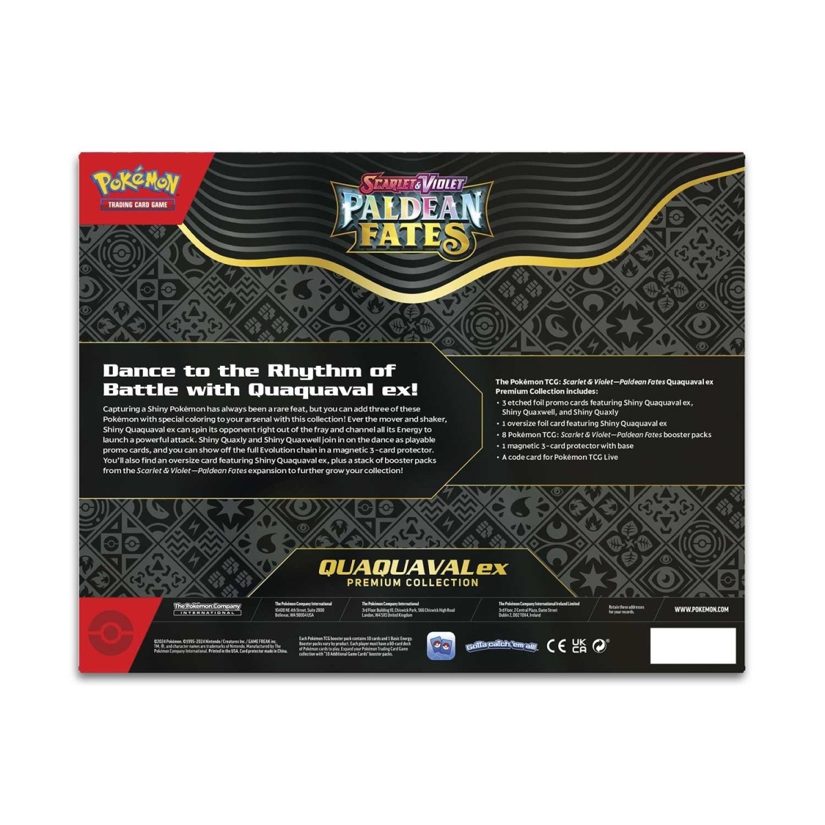 Pokémon TCG: Scarlet & Violet-Paldean Fates Quaquaval ex