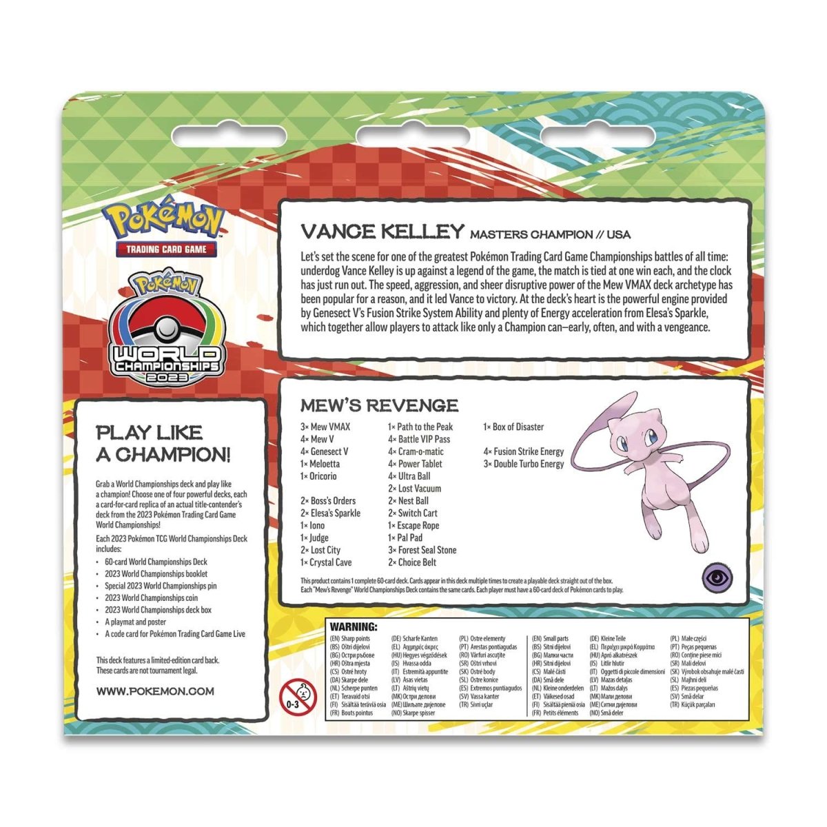 2023 Pokémon World Championships Deck (Vance Kelley, Mew's