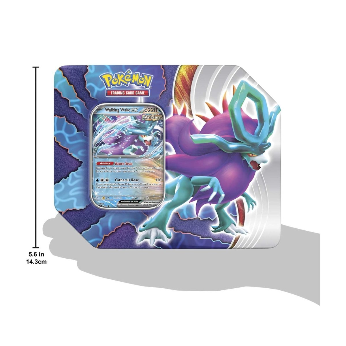 Pokémon TCG: Paradox Clash Tin (Walking Wake ex) | Pokémon Center