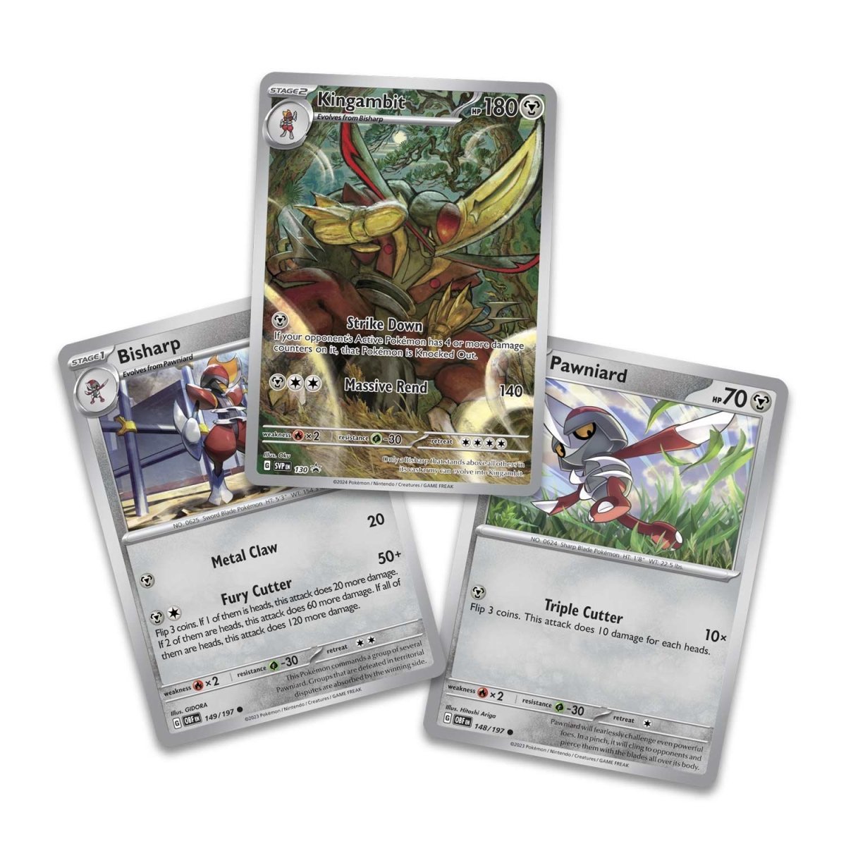 Pokémon TCG: Scarlet & Violet-Shrouded Fable Kingambit Illustration Collection (2)