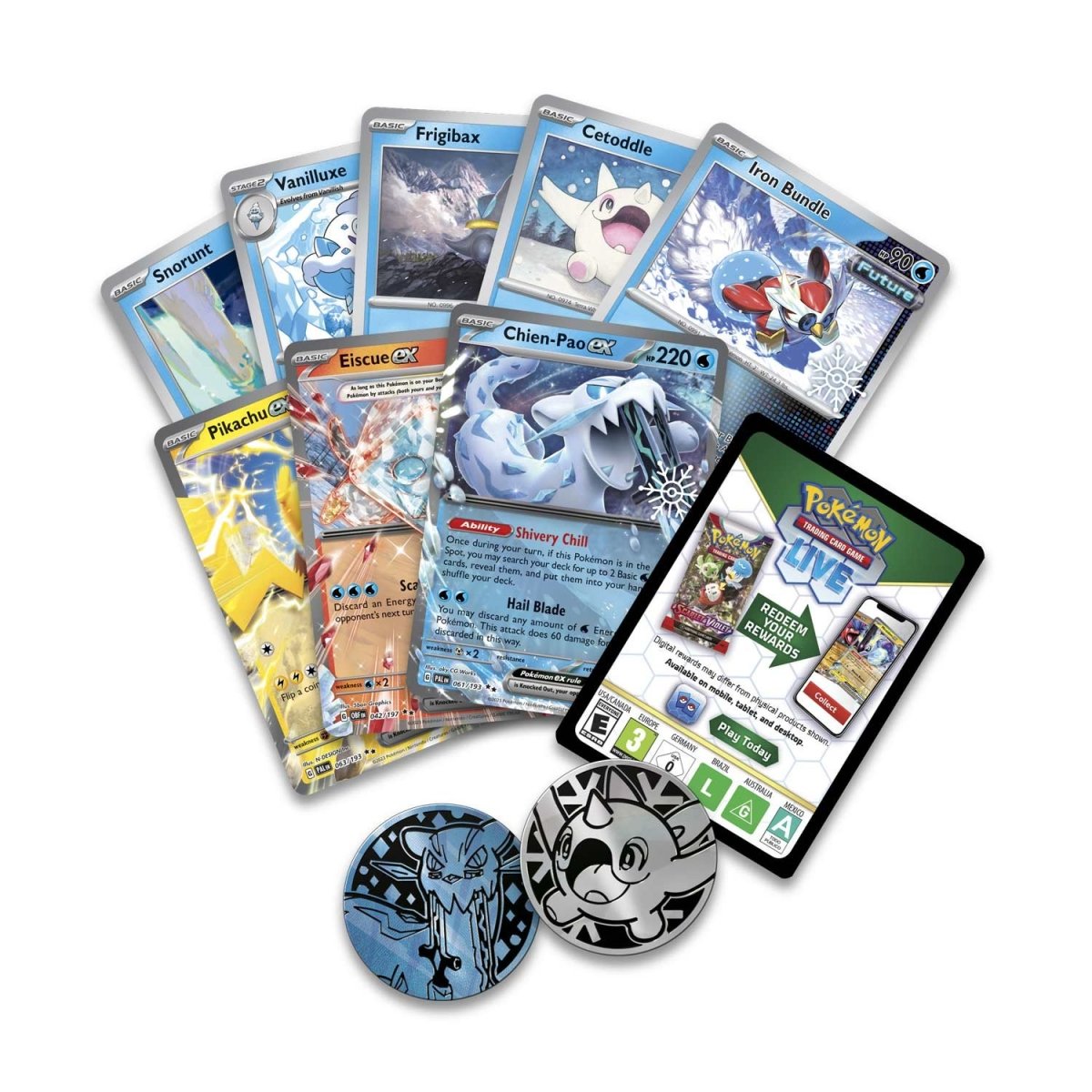 Pokémon TCG Holiday Advent Calendar (ChienPao, Frigibax, Cetoddle