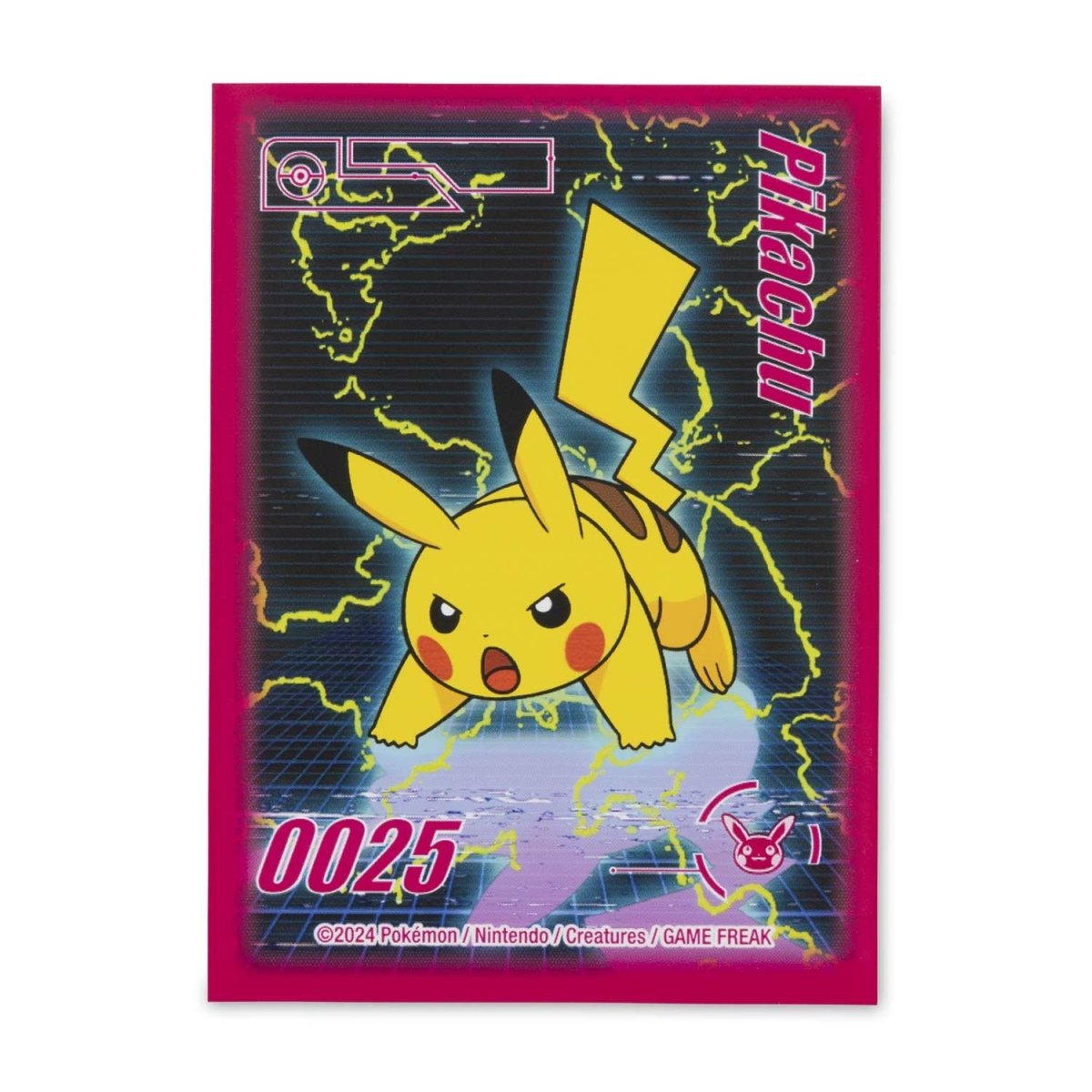 Pokémon TCG: Pikachu Neon Charge Card Sleeves (65 Sleeves