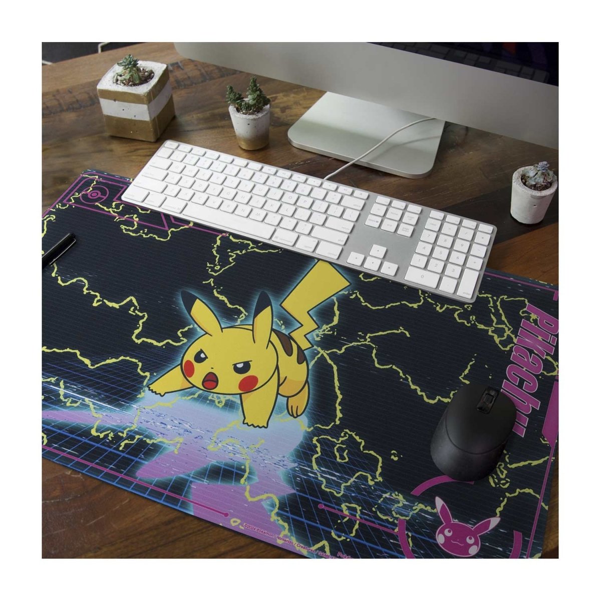 Pokémon TCG: Pikachu Neon Charge Playmat