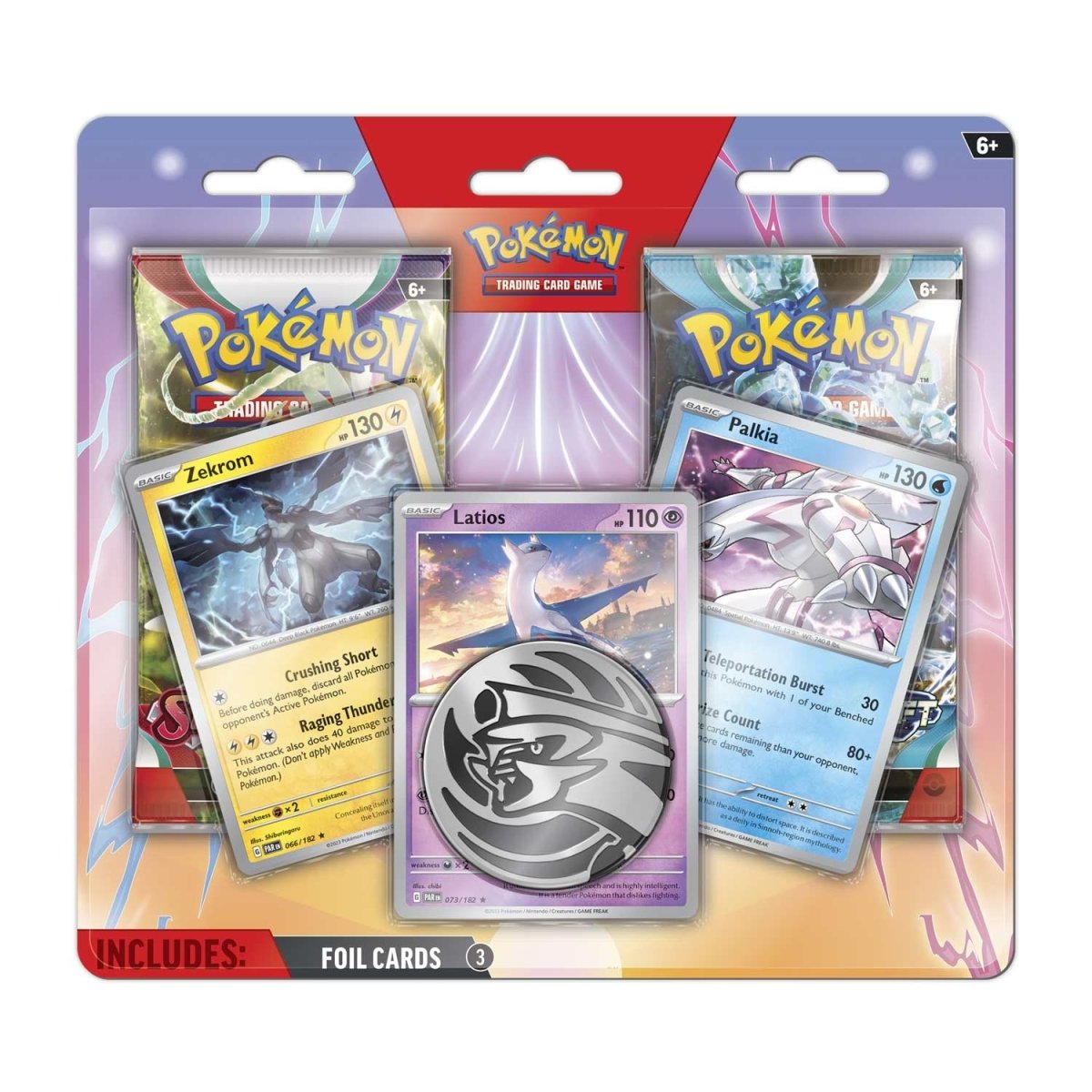 Pokémon TCG: Latios, Zekrom & Palkia Cards with 2 Booster Packs
