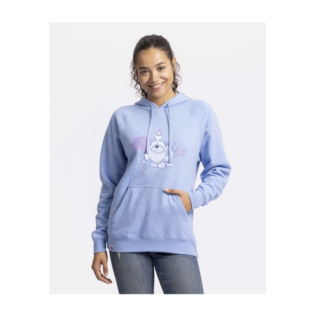 Heather blue hoodie sales