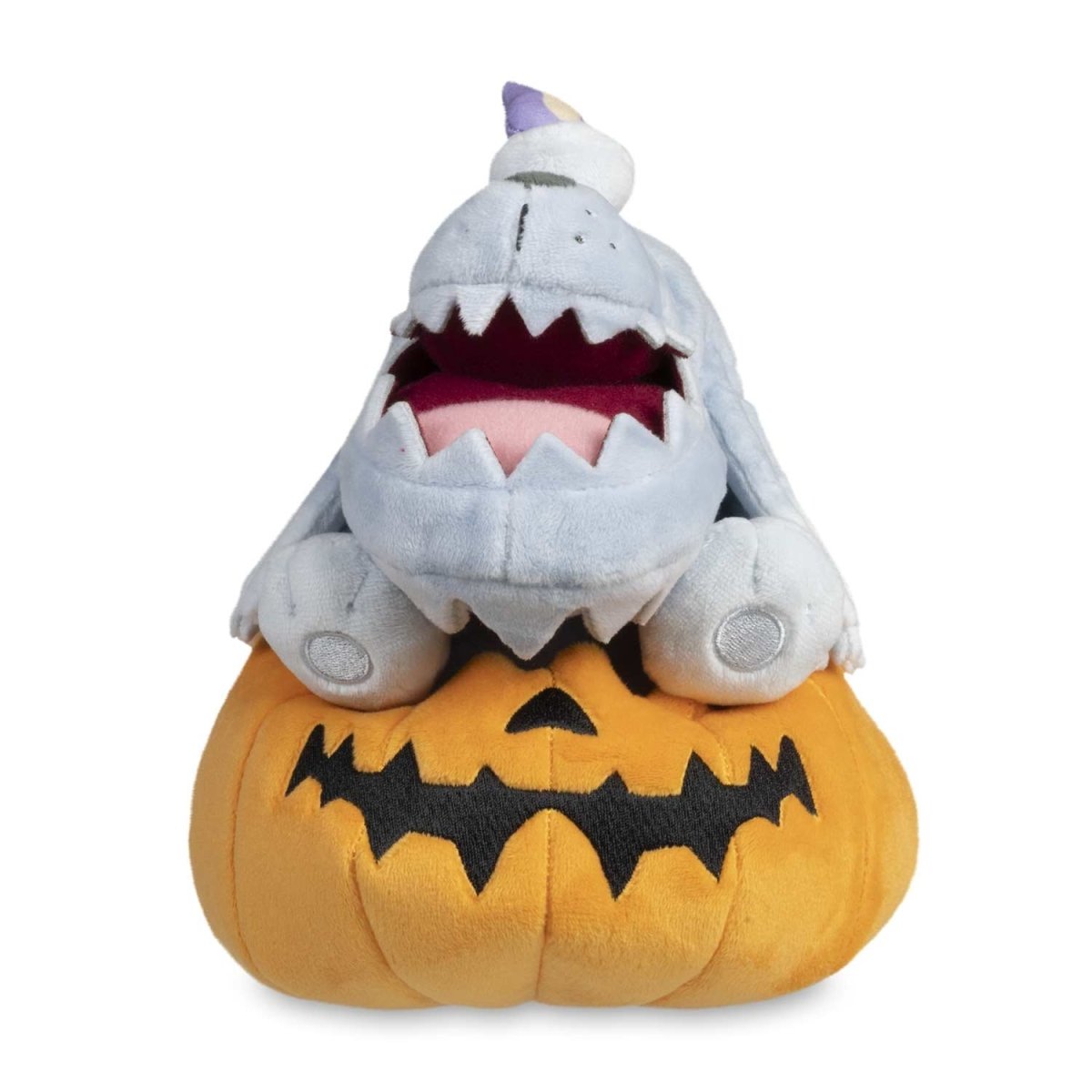 Pokémon Tricks & Treats 2023: Greavard Wearing Houndstone Pumpkin