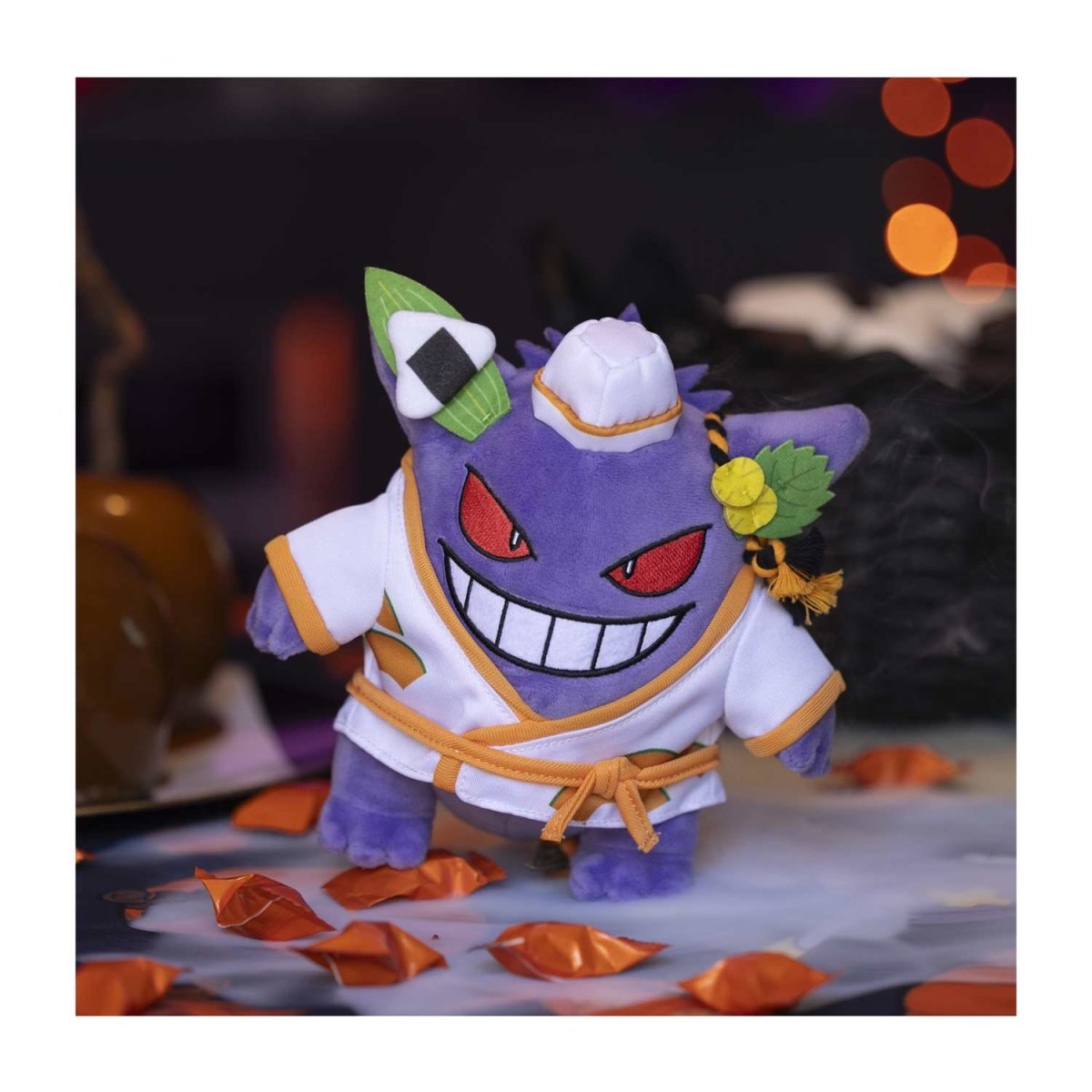 Pokémon Go Shiny Gengar wearing a Tricks & Treats costume - mini act PTC