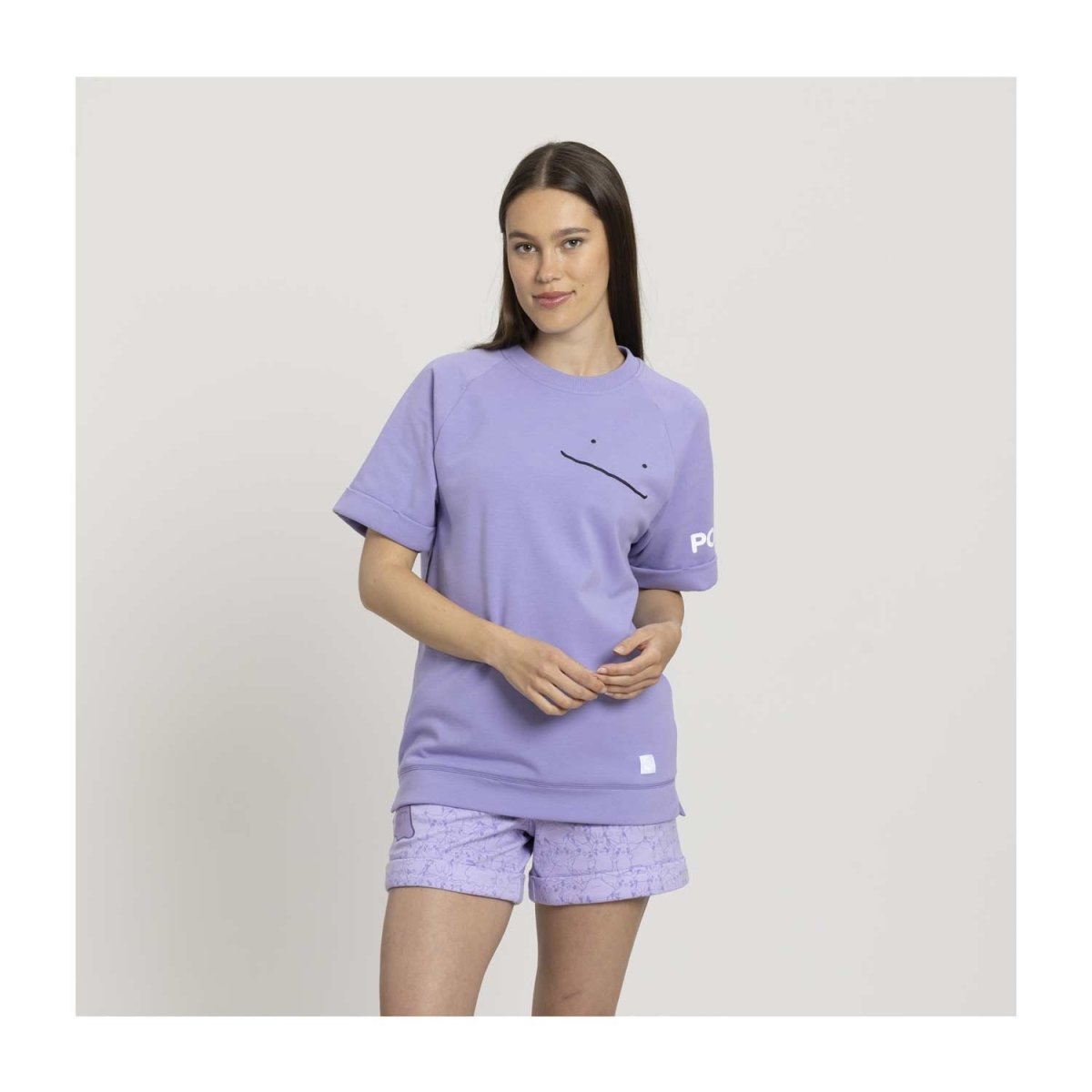 Simply Ditto Pokémon Lounge Purple Short-Sleeve Sweatshirt - Adult