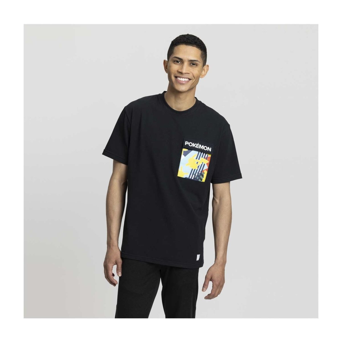 Pikachu Mix Pokémon Lounge Black T-Shirt - Men | Pokémon