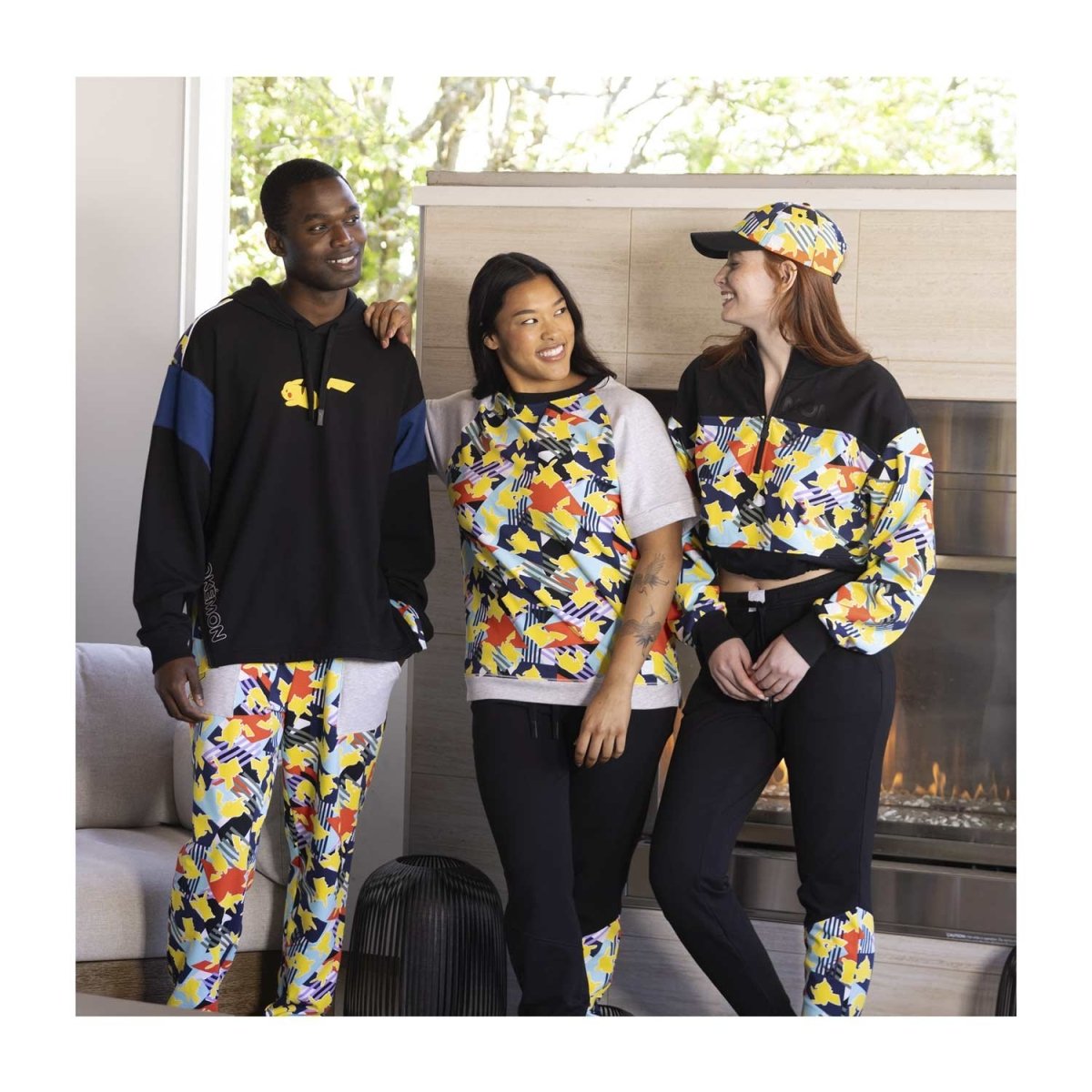 Pikachu Mix Pokémon Lounge Multi-Color Hat (One Size-Adult) | Pokémon ...