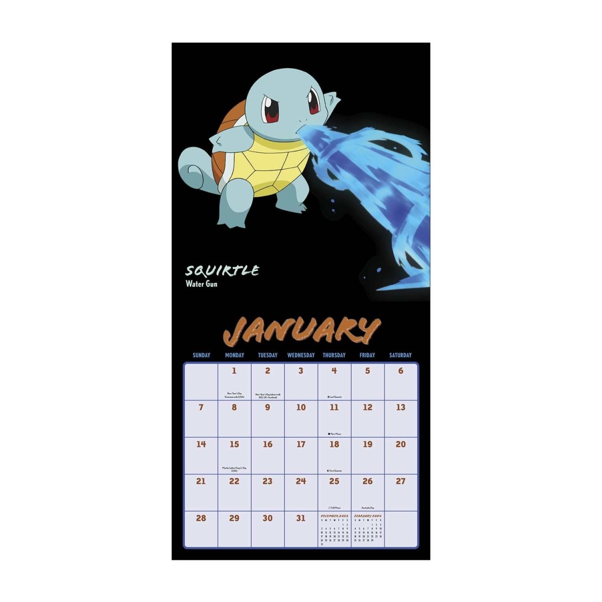 Calendrier 2024 Pokemon Pikashu