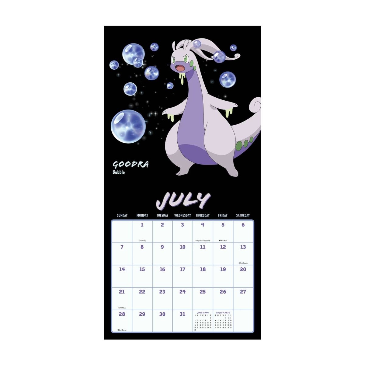 Pokémon Moves 2024 Wall Calendar  Pokémon Center Canada Official Site