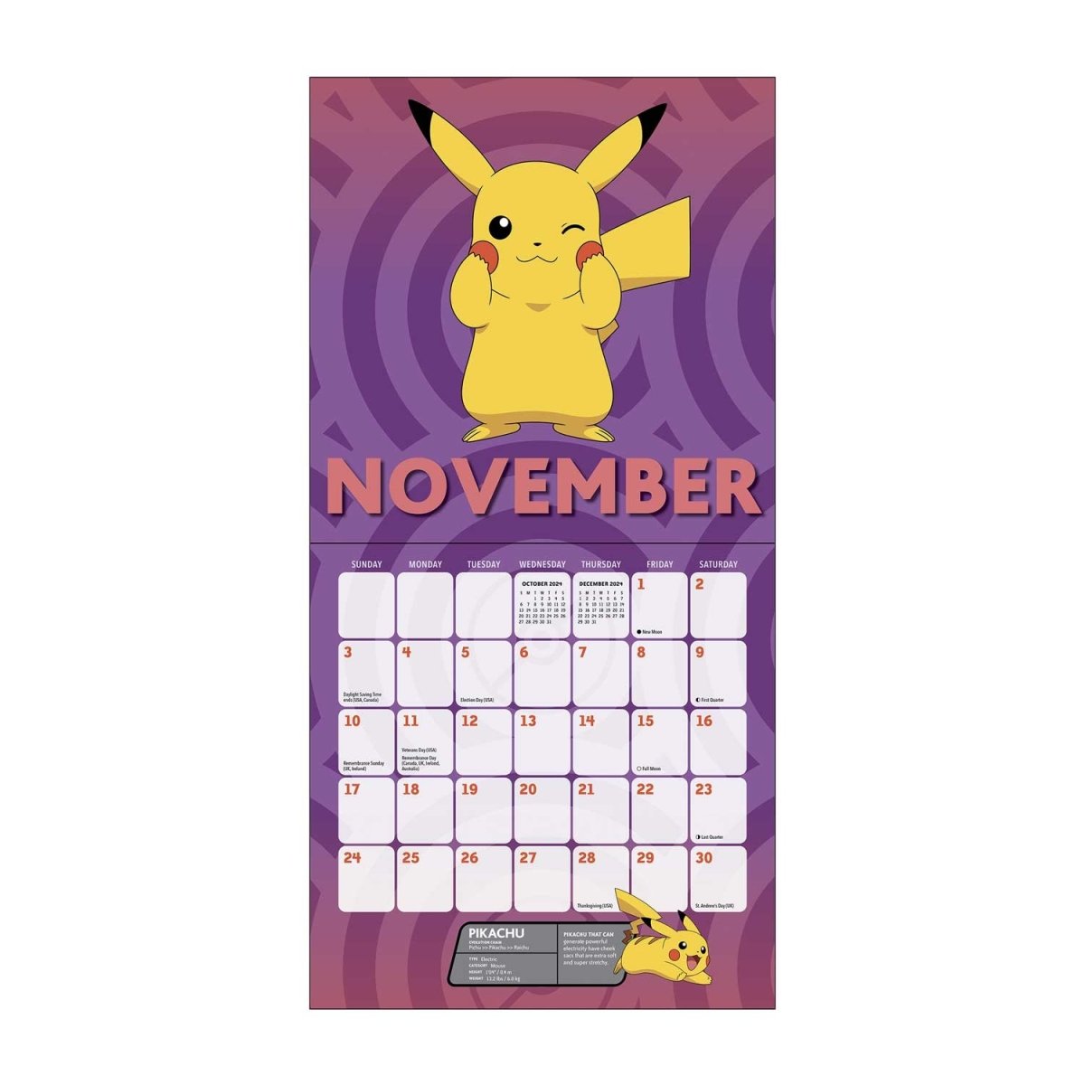 Pokémon 2025 Wall Calendar Pokémon Center Official Site