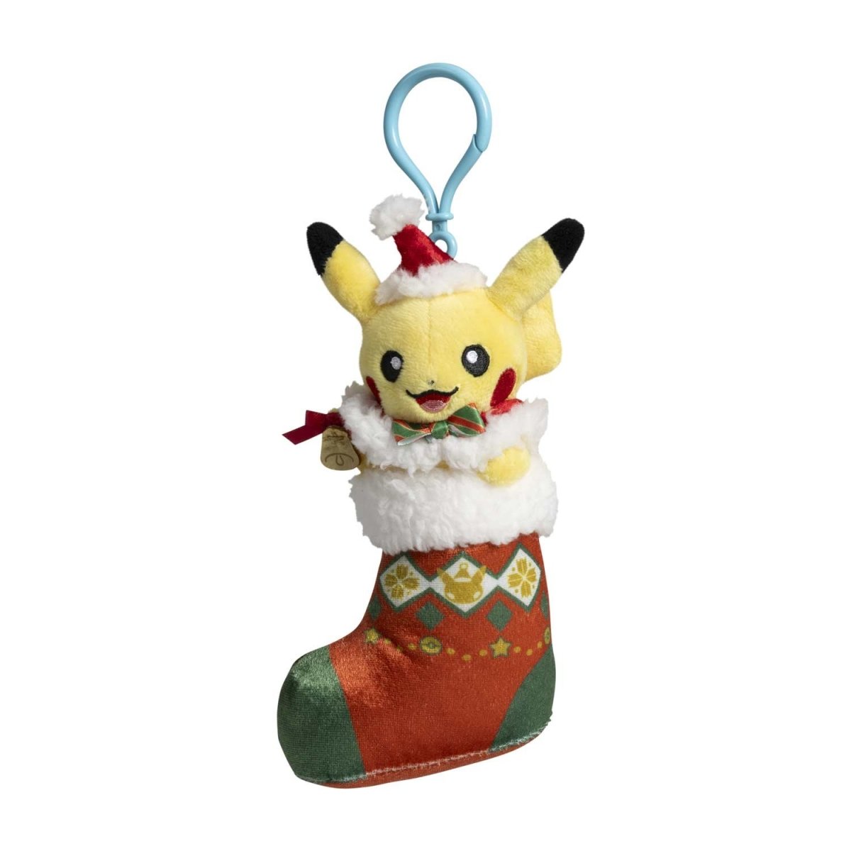 Pikachu Pokémon Holiday Festival Plush Key Chain - 7 In.