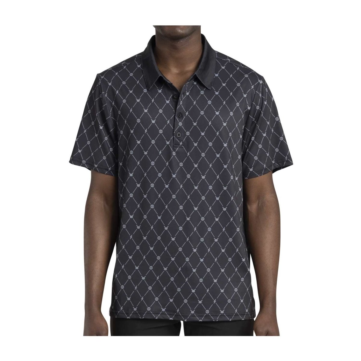 Pikachu Pokémon Clubhouse Black Polo Shirt - Men | Pokémon Pikachu Pokémon Clubhouse Black Polo Shirt - Men | Pokémon