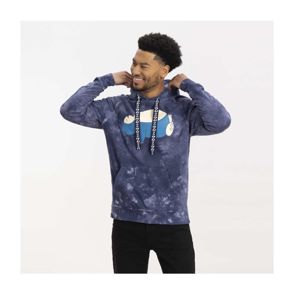 Snorlax Blue Mineral-Wash Pullover Hoodie - Adult | Pokémon Center