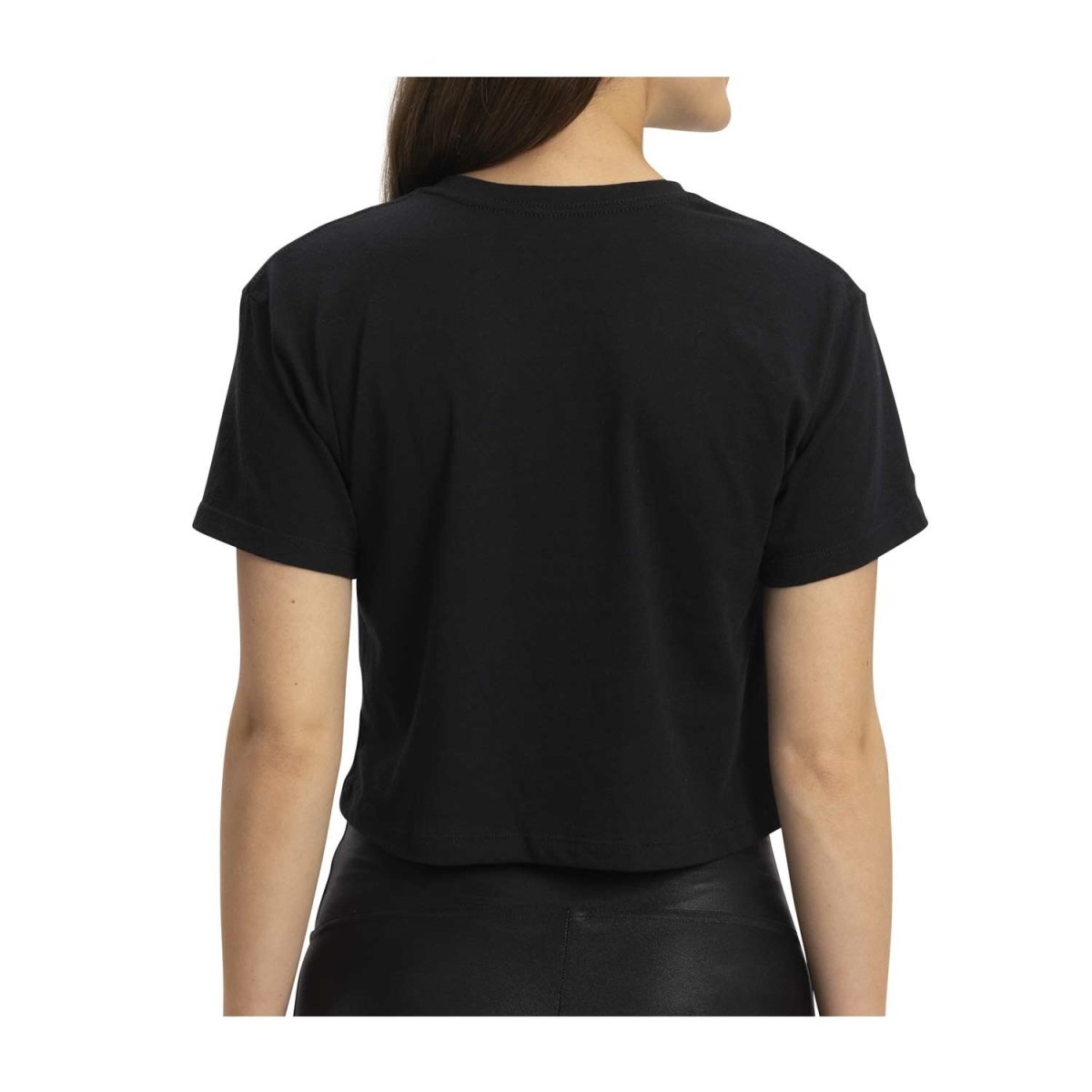 Charizard Black Relaxed Fit Crew Neck Crop T-Shirt - Women Charizard Black Relaxed Fit Crew Neck Crop T-Shirt - Women