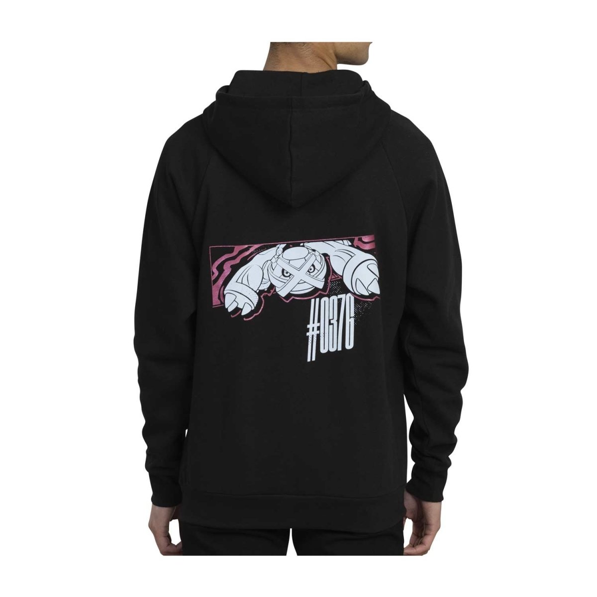 Metagross Powerhouse Pokémon Sleek Black Pullover Hoodie