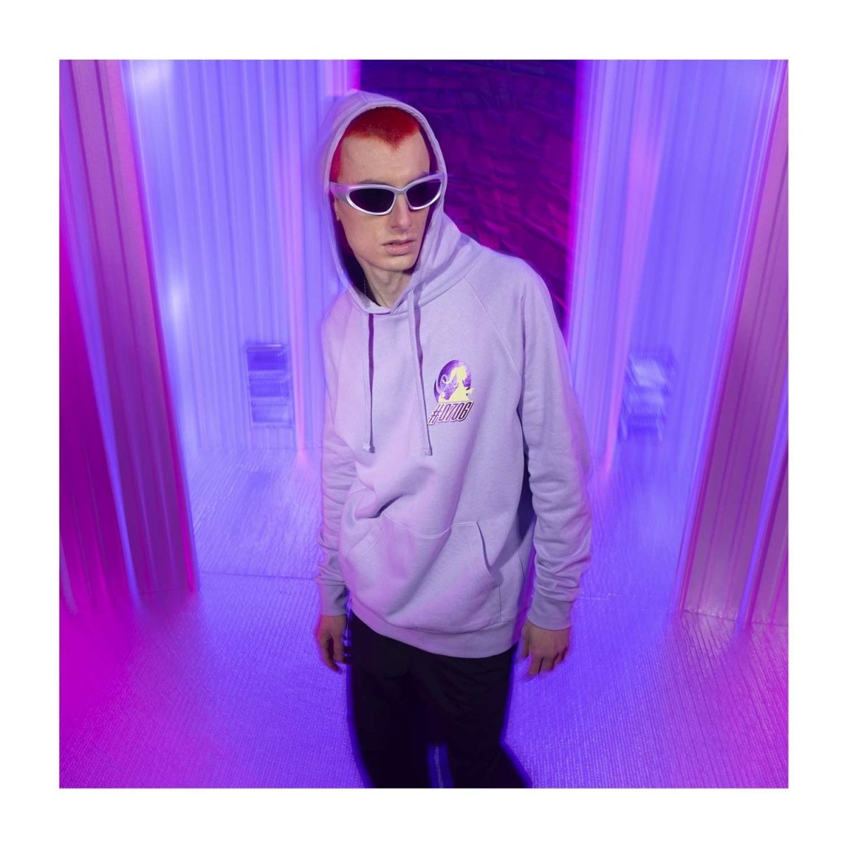 Goodra Powerhouse Pokémon Sleek Purple Pullover Hoodie - Adult
