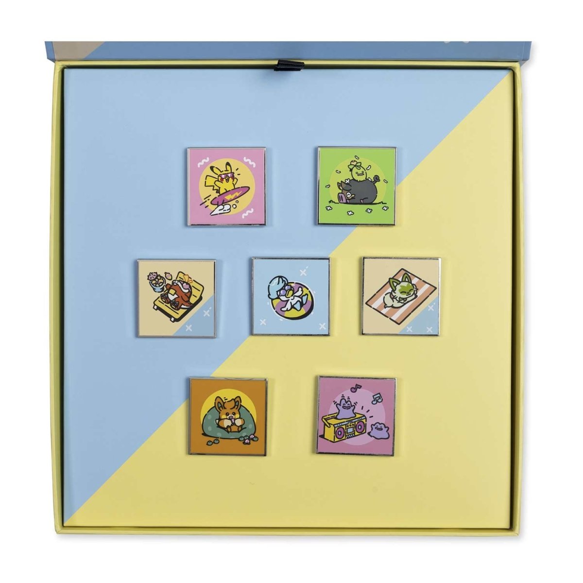 Pokémon Lazy Summer Pin Box Set (7-Pack) | Pokémon Center Canada
