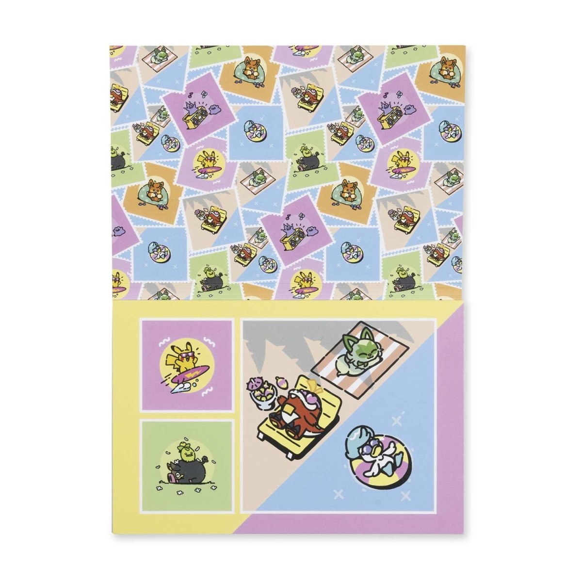 Pokémon Lazy Summer Postcards (8-Pack) | Pokémon Center Official Site