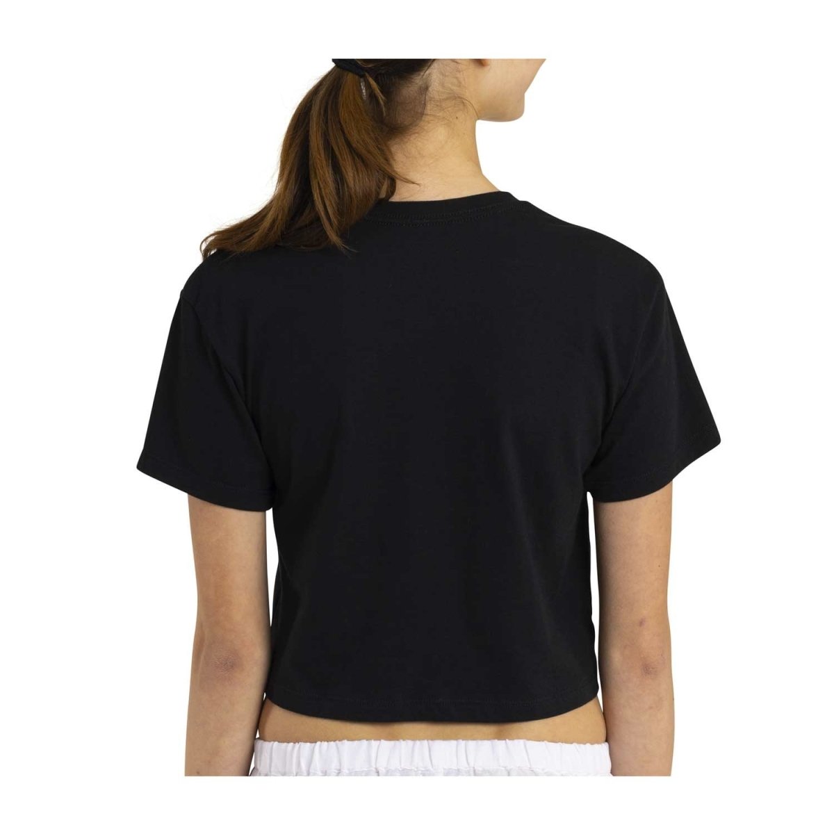 Pikachu Pokémon Lazy Summer Black Relaxed Fit Crew Neck Crop